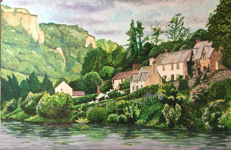 Painting of a Windy Day in Symonds Yat